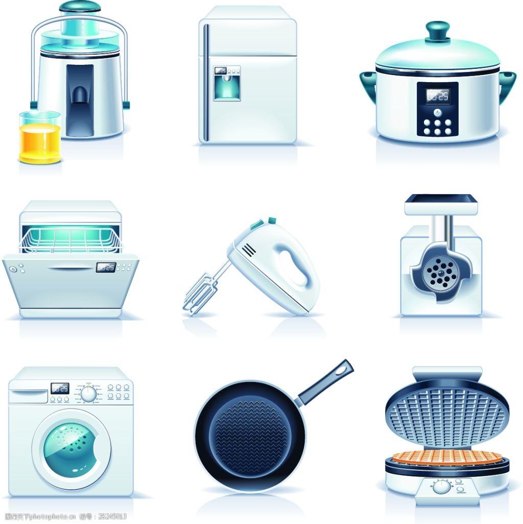 家電廚房矢量工具 家用電器設(shè)計(jì)的數(shù)字化利器
